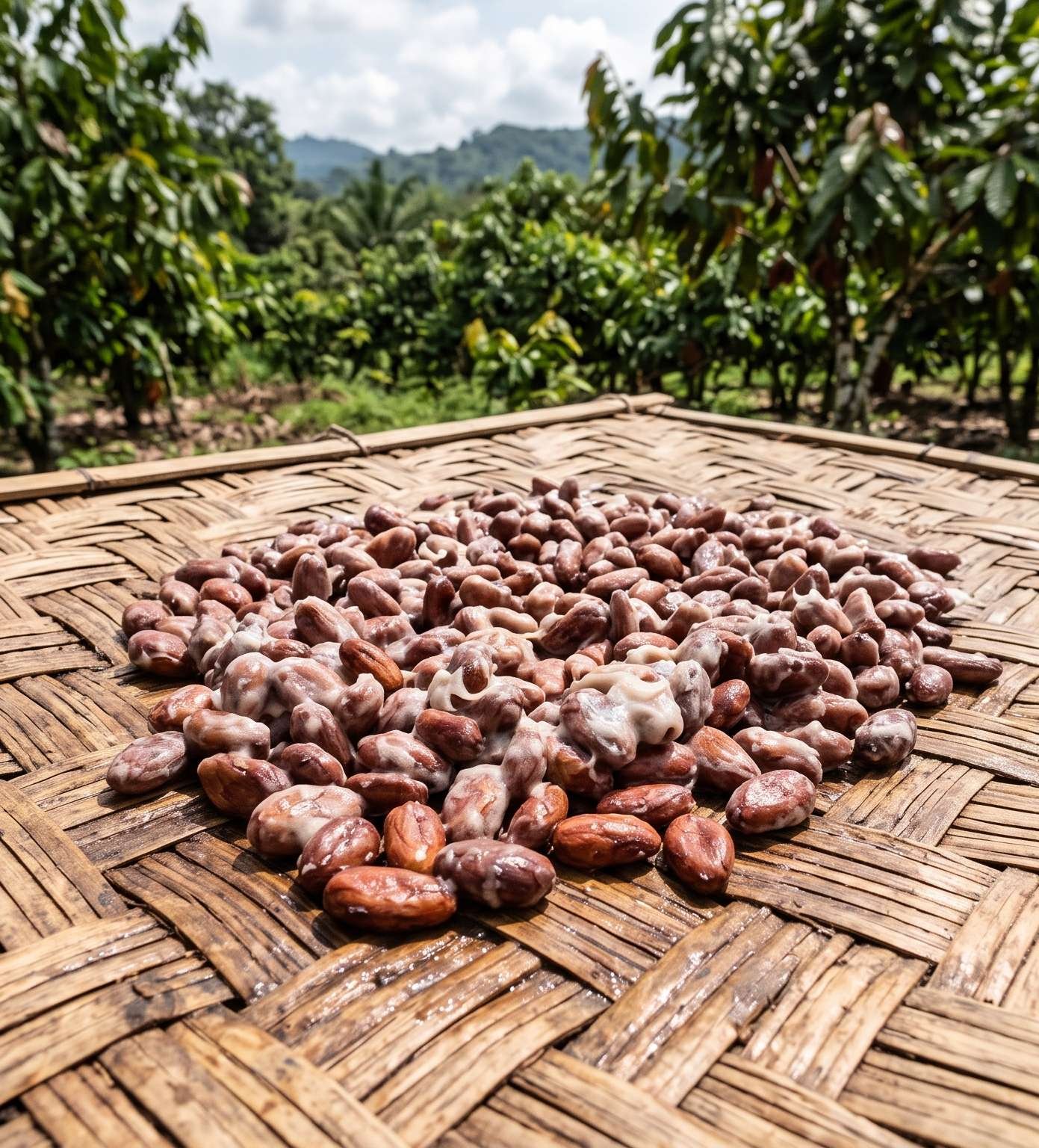 Cocoa Beans prepared for export