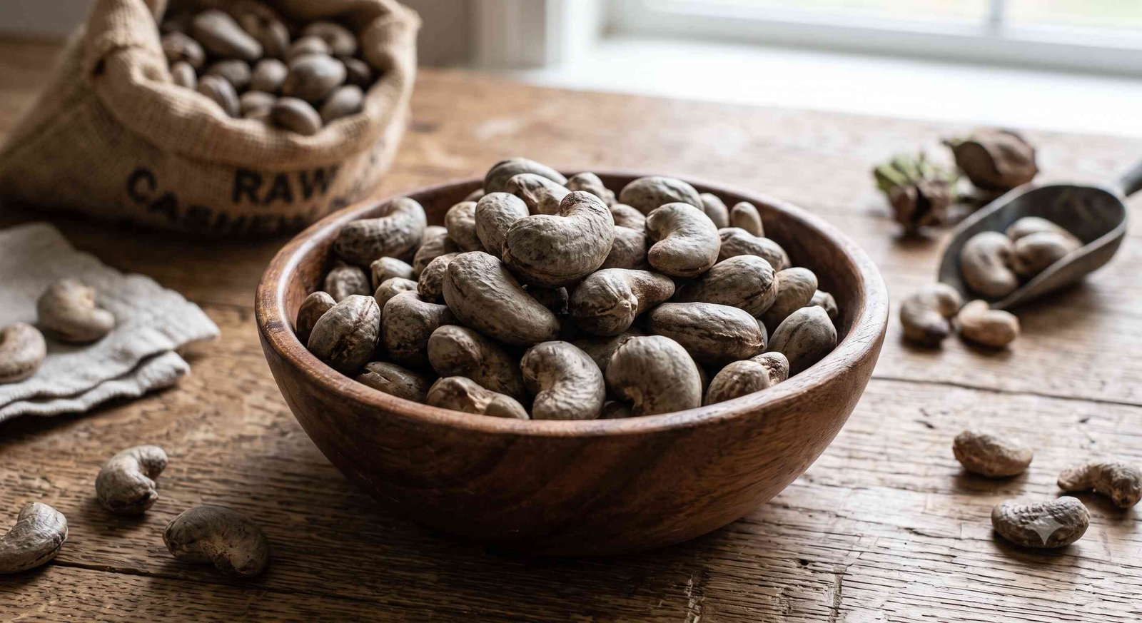 Premium raw cashew nuts