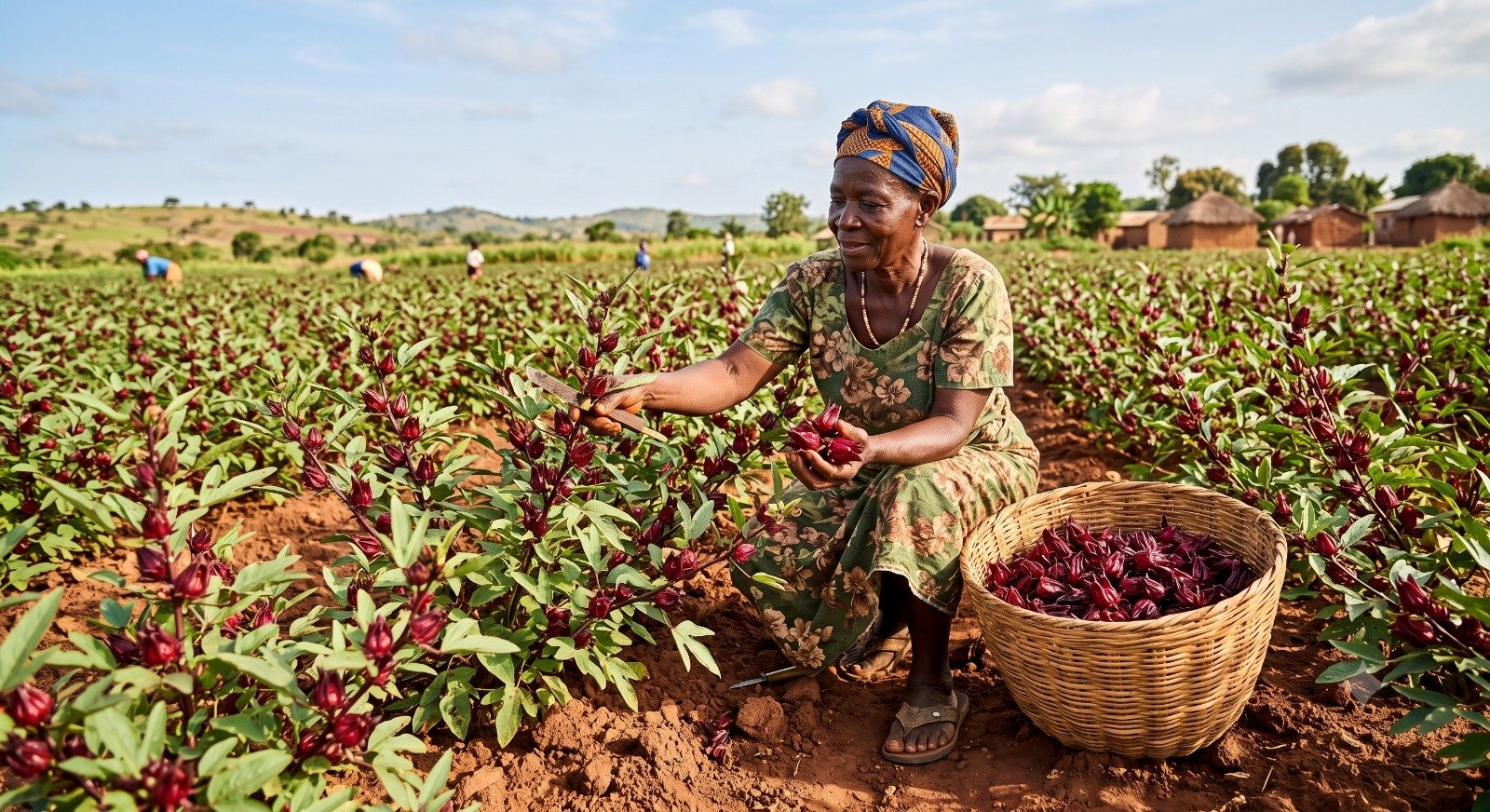 Premium agricultural products being prepared